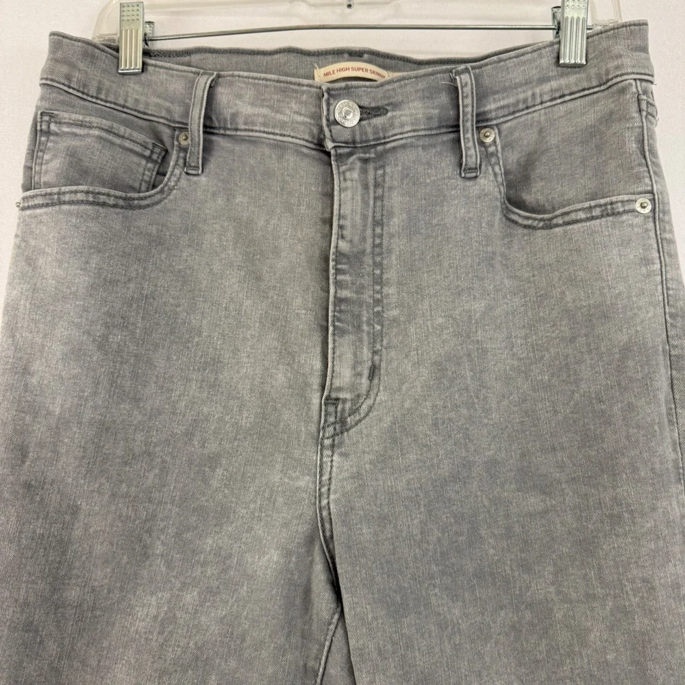 Levi's Mile High Super Skinny‎ Grey Wash Jeans Men's Size 32